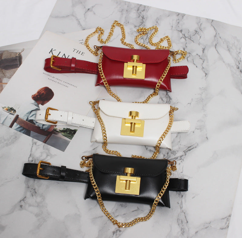 Super Fire Kleine Bauchtasche Damenkette Handytasche