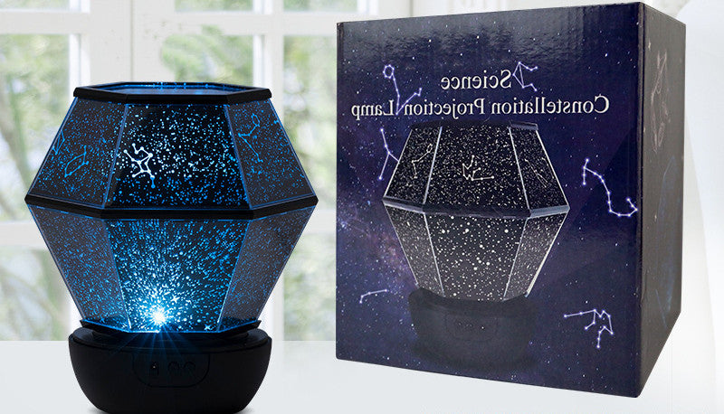 Children's rotating stars, dreamlike starlight night lights