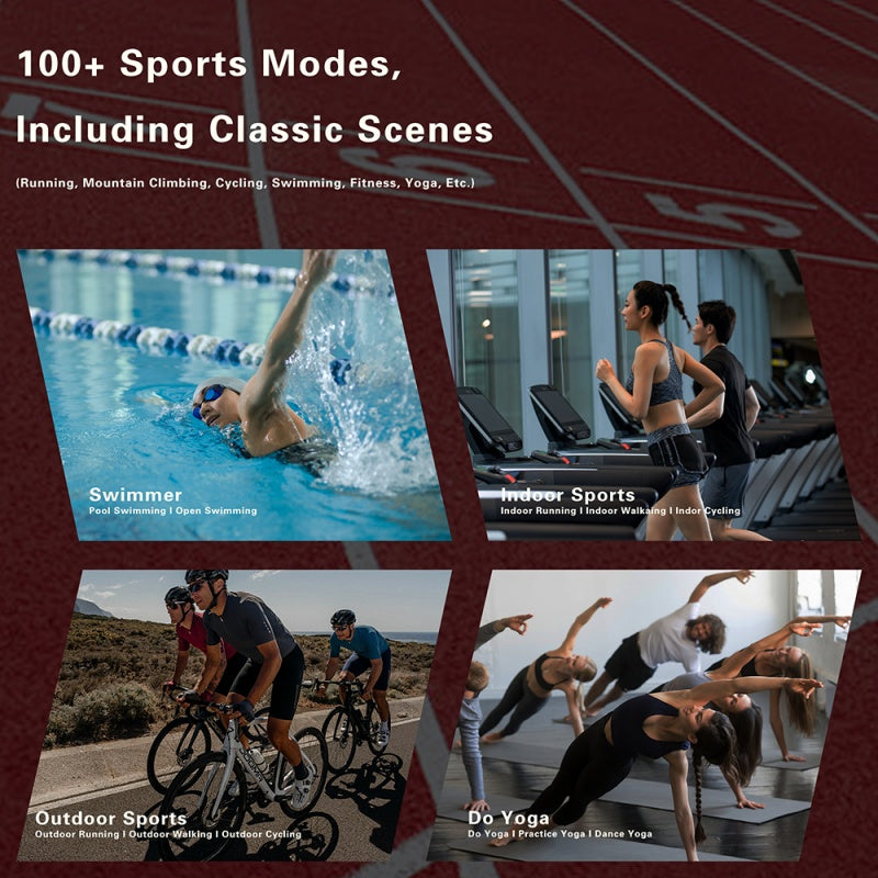 SENBONO V19 Business-Smartwatch für Herren mit Anrufannahme, Herzfrequenzmessung, wasserdichter Sport- und Fitnessfunktion 