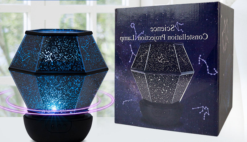 Children's rotating stars, dreamlike starlight night lights