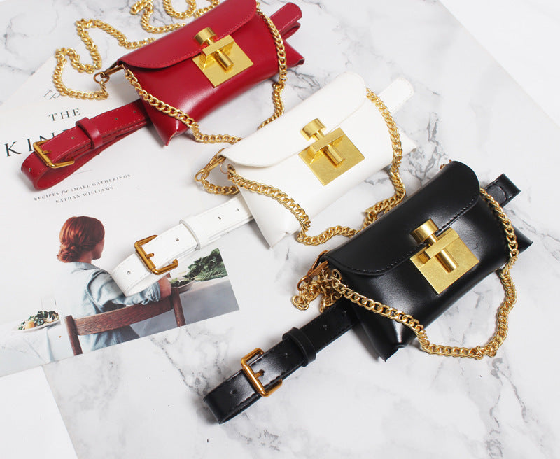 Super Fire Kleine Bauchtasche Damenkette Handytasche