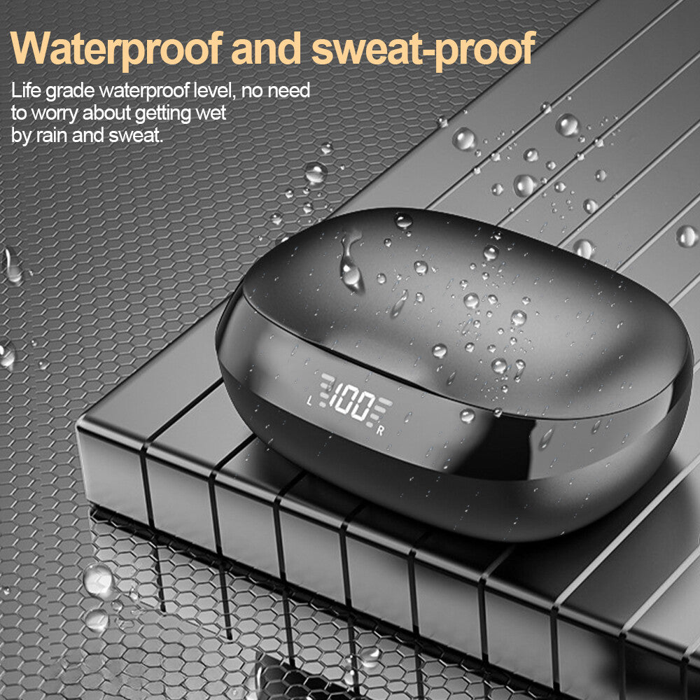 Sports Wireless Bluetooth Earphones Headphones Ear Hook Running Bass Earbuds